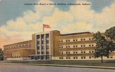 IN, Indianapolis     INDIANA STATE BOARD OF HEALTH BLDG      c1950's Postcard