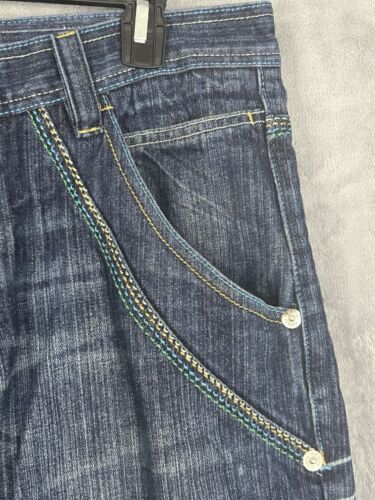Vintage Coogi Jeans Mens 34x34 Blue Y2K Rare Baggy Street Skater Actual 34x33 - Picture 7 of 22