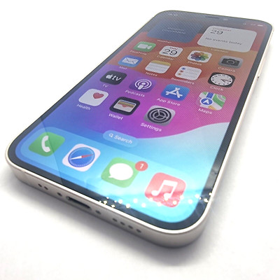 Apple iPhone 12 mini 64GB Starlight White entsperrt   Akku Gesundheit 100%  