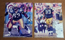 Green Bay Packers - 2 SIGNED Autographed Photos - GILBERT BROWN & GEORGE KOONCE