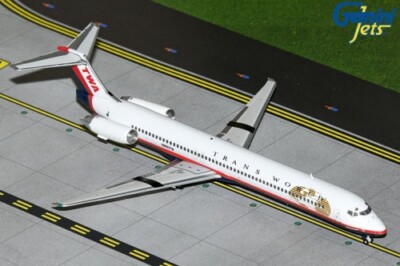 GeminiJets McDonnell Douglas MD-82 Trans World TWA final livery N960TW 1:200 Mod