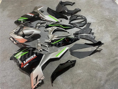 Fairing Kit for 2018-2023 Kawasaki Ninja400 ABS Injection Bodywork Silver Black - Picture 4 of 4