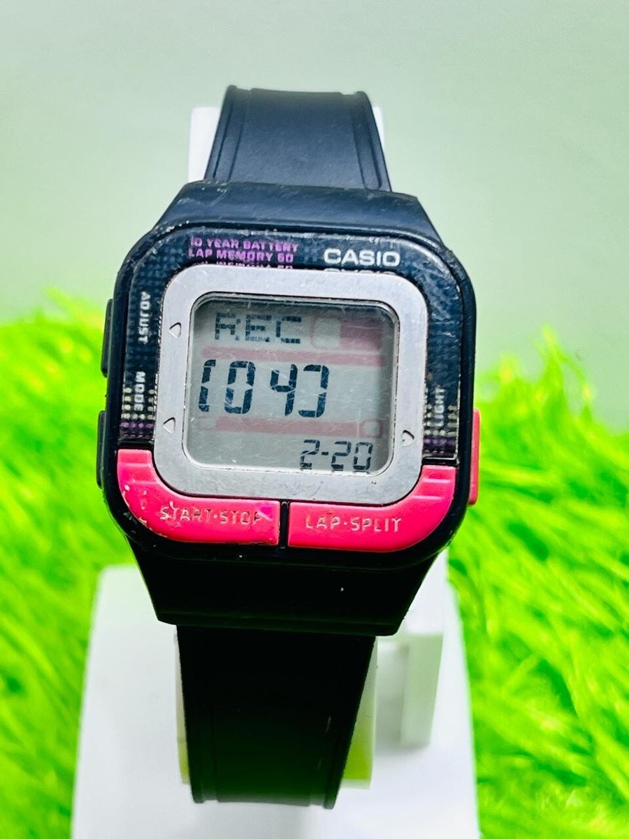 Vintage Casio 3257 SDB-100 Sports Runner Digital Quartz