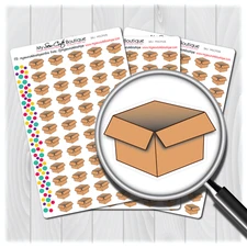 Box Planner Stickers for Diary Calendars, Journals and Scrapbooking