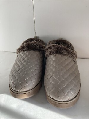 Bob s From Skechers Women s Felt Slippers Size 6 M Us Brown