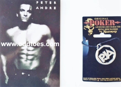 Peter Andre Postcard Necklace Promo Items