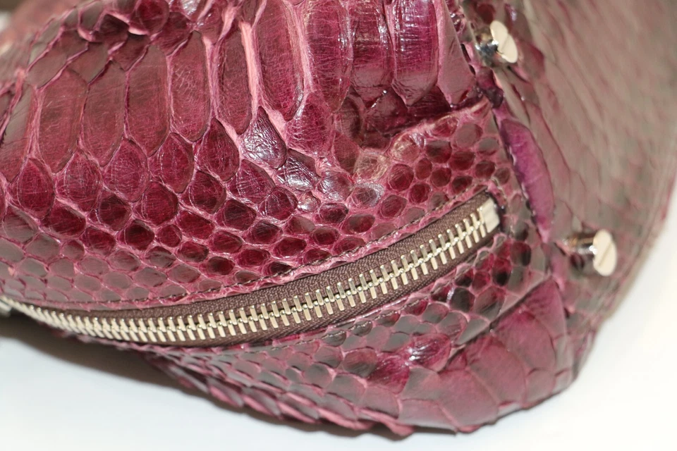 Michael Kors Purple Python Rehearsal Drawstring Bag - Image 3 of 4