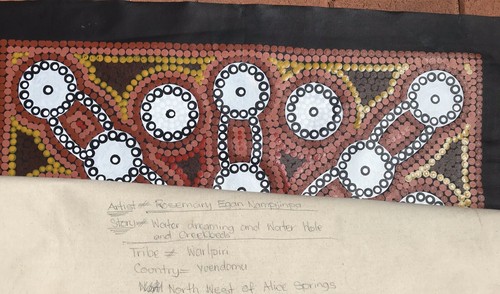 Dot Painting Australia Aboriginal Art Outback Emu Kangaroo Boomerang Dingo - Afbeelding 3 van 7