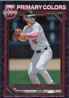2023 Elite Extra Edition Primary Colors #PC-4 Brock Wilken