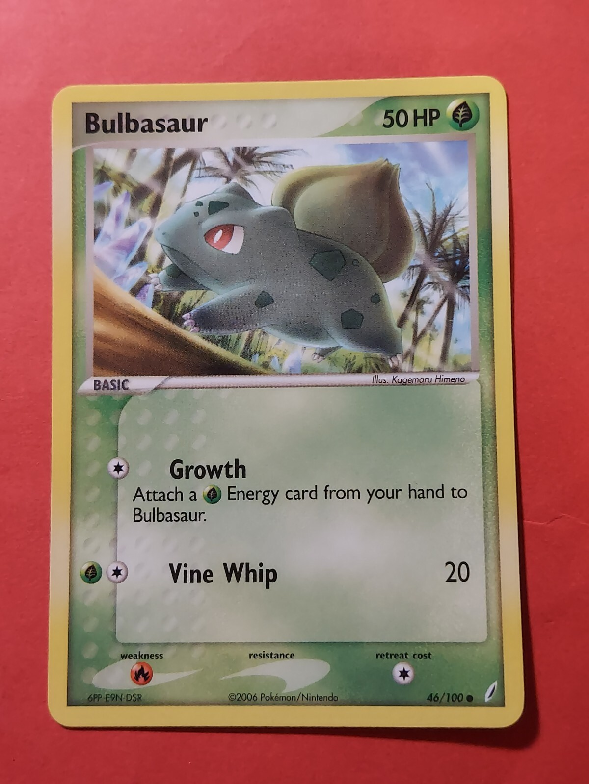 2006 Pokemon EX Crystal Guardians #46 Bulbasaur, C, NF/H, cd9
