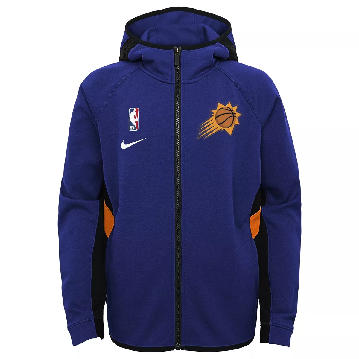 Youth Suns Phoenix Vintage NBA Hoodie Zip up Jacket Size Youth 