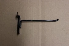 6 inch Black Peg Hook for Slatwall (100 Pack) 