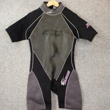 Scuba Wetsuit Women THE HOBIE BY STEARNS M Gray Black Shorty Watersport Neoprene