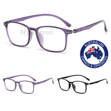 Mens Ladies Magnifying Eyewear Fashion Square Reading Glasses