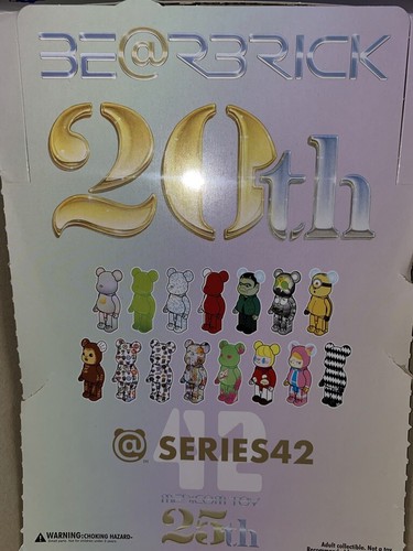 Medicom Bearbrick 100% 20th Anniversary Series 42 - 27 Pcs with 4 Secret Rare - 第 10/12 張圖片