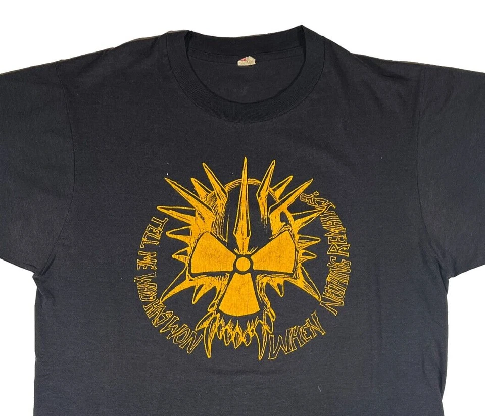 Corrosion Of Conformity "Eye For An Eye" 1980's Screen Stars Vintage T-Shirt, L - Image 2 of 4