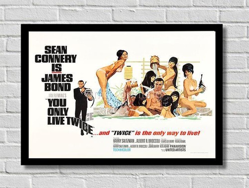 James Bond 007 You Only Live Twice Movie Film Poster Print Picture A3 Ebay