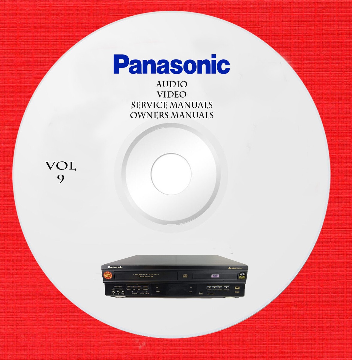 1 service manual for Panasonic National Audio Video on dvd vol.9