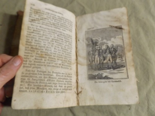 Antique ça 1800 German Book Remnant AS IS Losses Throughout "... Kapitel" - Picture 6 of 8