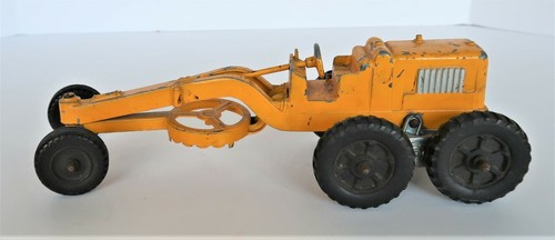 Vtg Hubley Kiddie Toy Road Scraper Grader Diecast No. 481 1950's Vehicle - Picture 2 of 11