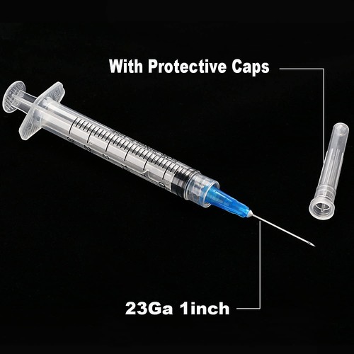 100Pack 3ml/cc with 23 G 1” Safety Individually Wrapped - Picture 2 of 6