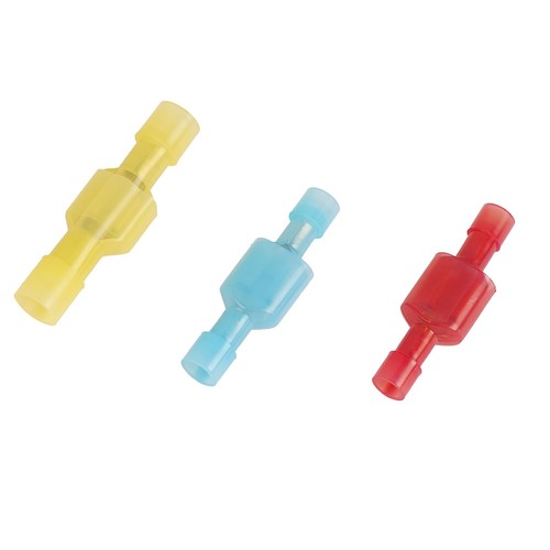 100 PCS Spade Connector Kit, Male and Female Quick Blue/Red /Yellow  - Bild 5 von 7