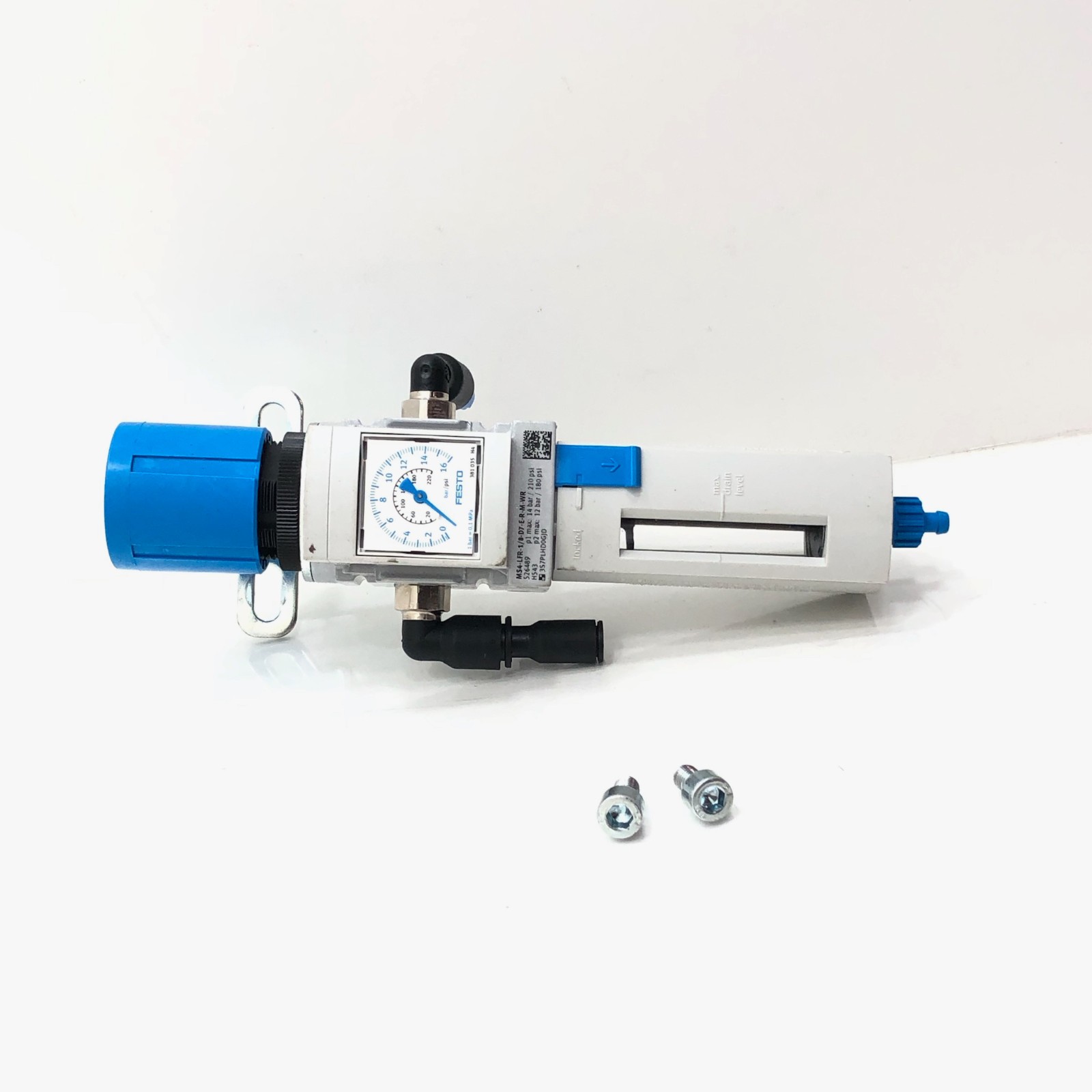 Festo MS4-LFR-1/8-D7-E-R-M-WR MS-Series Air Filter Regulator G1/8 Connection