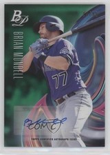 2018 Bowman Platinum Top Prospects Green 19/99 Brian Mundell #TOP-48 Auto n1u