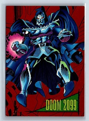 1993 SkyBox Marvel Universe Red Foil Doom 2099 1 Chase Card NM