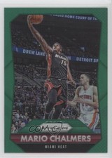 2015-16 Panini Prizm Green Prizm Mario Chalmers #104 1b8