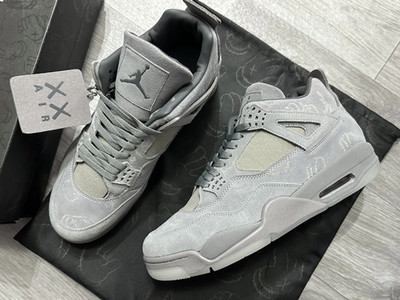Jordan 4 Retro Kaws KAWS Grey Men's Size US 7-12