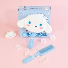 Sanrio Cinnamon Roll Mirror And Comb Set Cute Travel