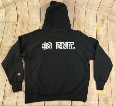 Champion Reverse Weave Pullover Hoodie Tiger 8 Ball Graphic