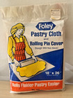 Foley Pastry Cloth & Rolling Pin Cover Sealed New Old Stock — photo 2