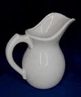 VINTAGE NEW UNUSED RARE McCoy Pitcher Ivory Speckled Art Pottery USA. db