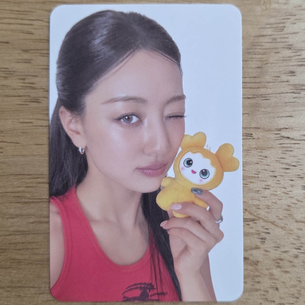 Jihyo Official Photocard Twice 2026 Season's Greeting Red Whispers