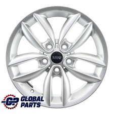 Mini Cooper R60 R61 Silver Wheel Alloy Rim 17" 7J 5-Star Double Spoke 124