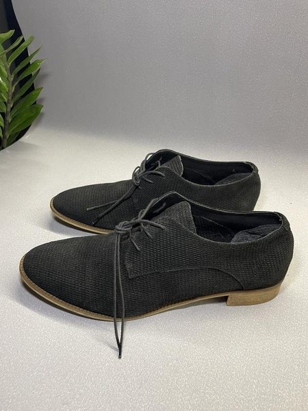 Men Dune Heels Black Suede 39