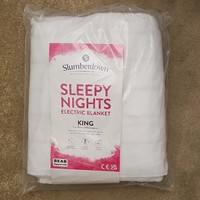 Slumberdown Sleepy Nights King Electric Blanket White 142x150cm Polyester