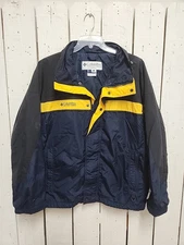 Columbia Bugaboo Jacket Navy Blue Lightweight Outerwear Hiking Gorpcore Sz L C99