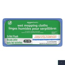 Wet Mopping Cloth Refills For Swiffer Sweeper Mop, 12 Count, Fresh Scent