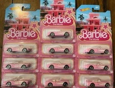 2023 Hot Wheels Barbie The Movie 1956 Corvette Pink Body Lot of 10
