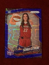 2025 Panini Prizm WNBA #148 Sonia Citron Blue Velocity Rookie RC Image Variation