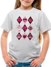 Lucky Love Emojis - Retro Argyle Graphic Youth's T-shirt