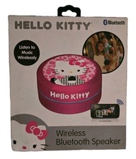   HELLO KITTY Wireless Bluetooth Speaker RARE VINTAGE 2014 Pink NOS NIB Sanrio  