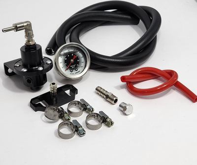 #ad #ad FR12 RACING ADJUSTABLE FUEL PRESSURE REGULATOR GAUGE KIT FOR MITSUBISHI ENGINES $83.95