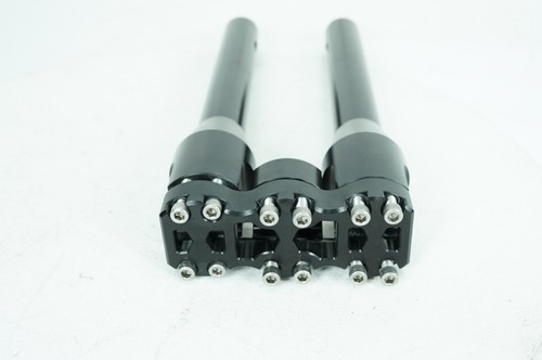 20 Harley Softail FXLRS Low Rider Front Handlebar Riser Top Clamp CNC Club Style