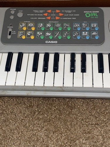 Casio Magical Sound Dial SA-40 Keyboard -Musical Children’s Toy Instrument WORKS - Picture 2 of 7