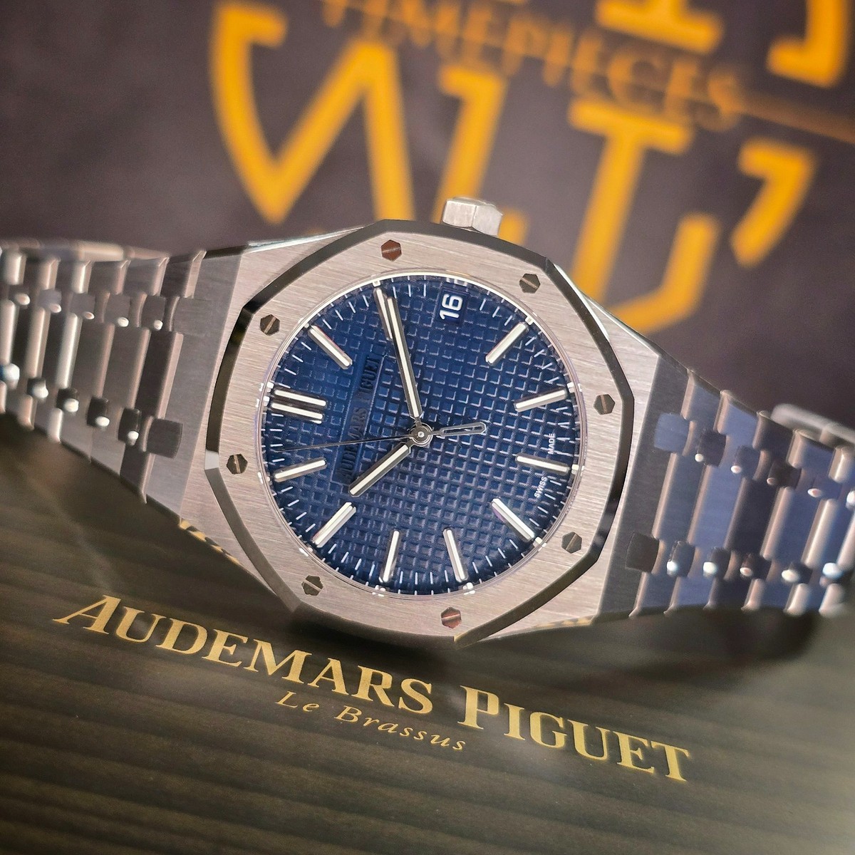 AUDEMARS PIGUET ROYAL OAK 41MM 15510ST BLUE DIAL STAINLESS