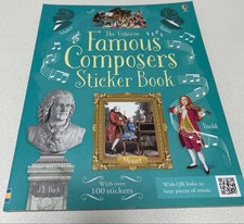 Usborne Famous Composers Sticker Book Classic Music Learning QR Code Audio Usborne Famous Composers Sticker Book Classic Music Learning QR Code Audio